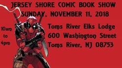 Jersey Shore Comic Book Show 2018