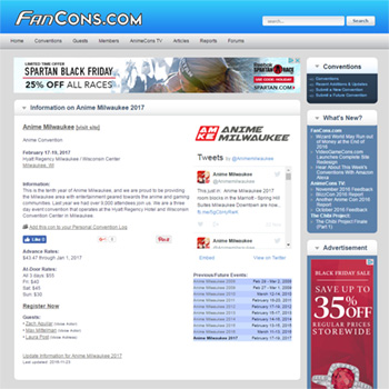 FanCons.com Database Has Over 8,000 Conventions