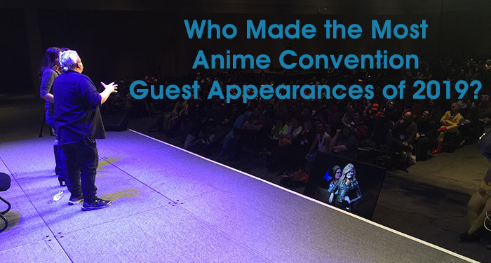 Most Anime Convention Guest Appearances of 2019
