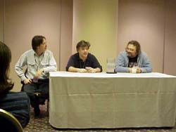 Anime on DVD panel with David Williams, John Sirabella, and Matt Greenfield