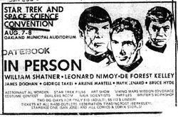 Star Trek and Space Science Convention 1976