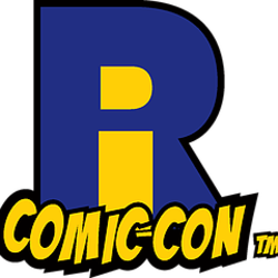 comic con logo vector