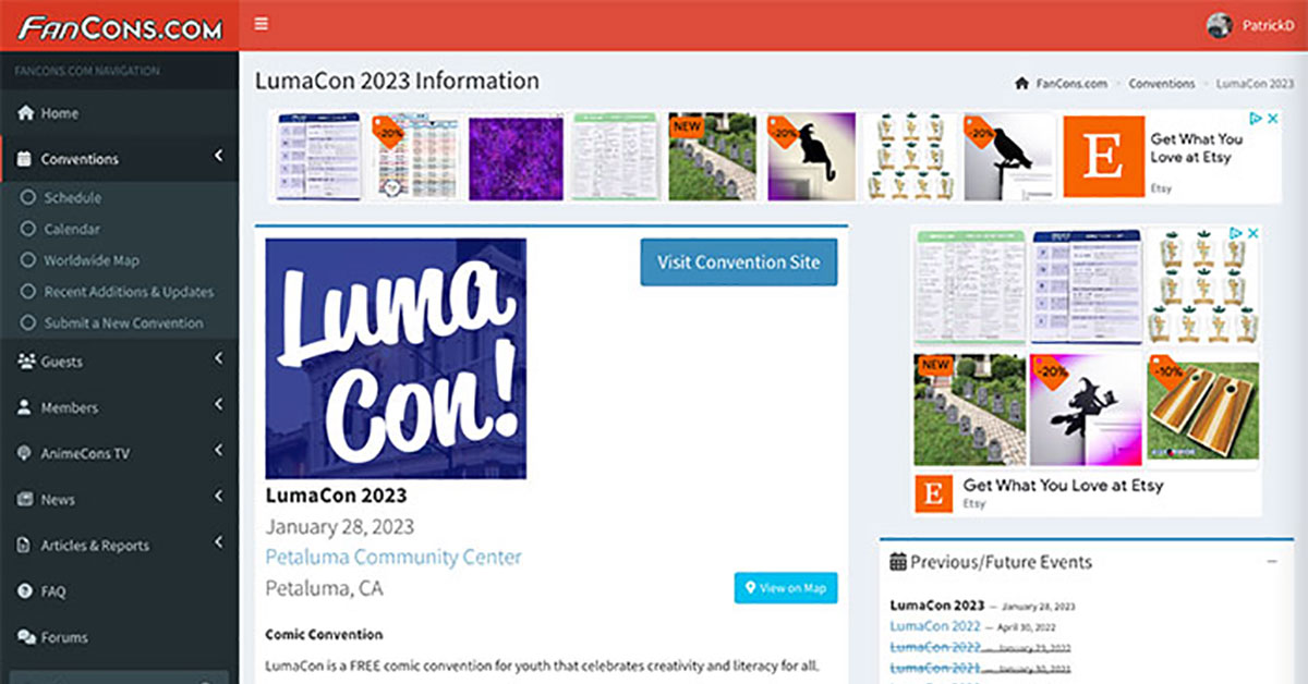 FanCons.com Database Passes 20,000 Conventions