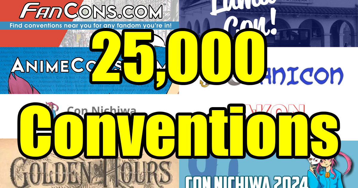 FanCons.com Reaches Milestone with 25,000 Conventions