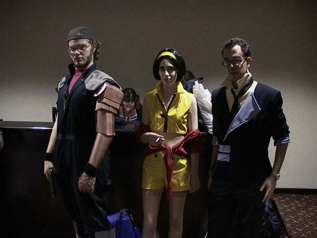 Jet, Faye, and Spike from Cowboy Bebop