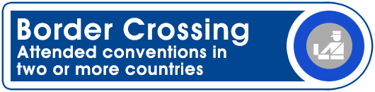 Border Crossing: Attended conventions in two or more countries